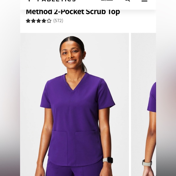 Fabletics Scrub Set - Picture 2 of 2